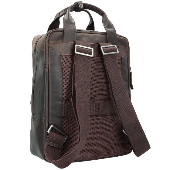 Strellson Brick Lane backpack leather 42 cm laptop compartment