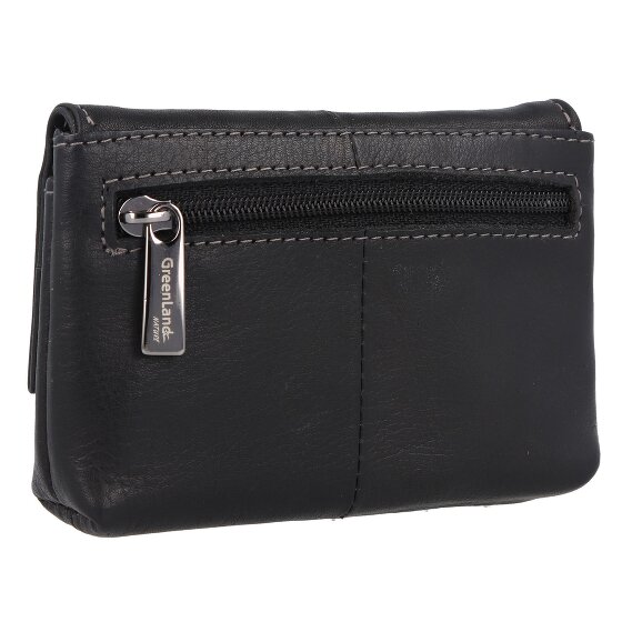 Greenland Nature Black Nappa Key Case RFID Leather 11.5 cm