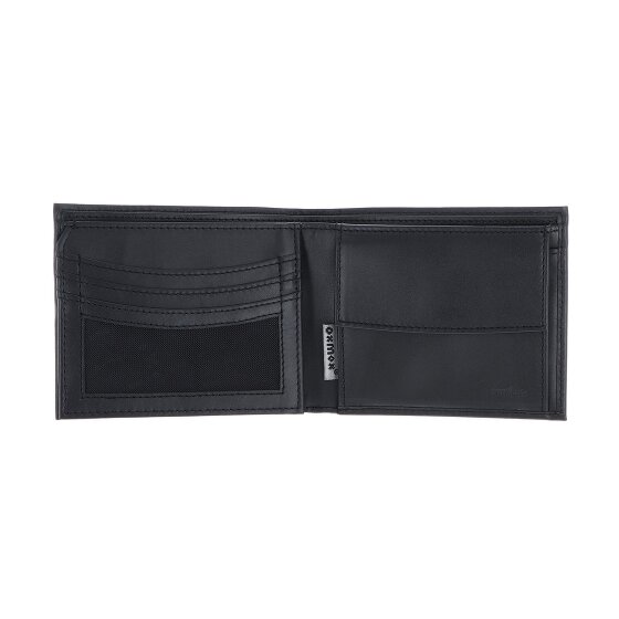 oxmox Leather Wallet RFID protection Genuine Leather 12 cm