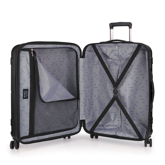 Gabol Bari 4 wheels Suitcase set 3-piece with expansion pleat