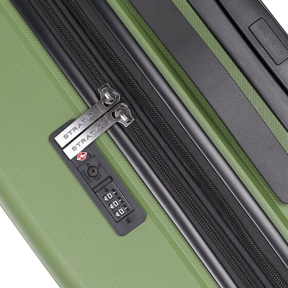 Stratic Bright+ 4 wheels Trolley M 66 cm with expansion pleat