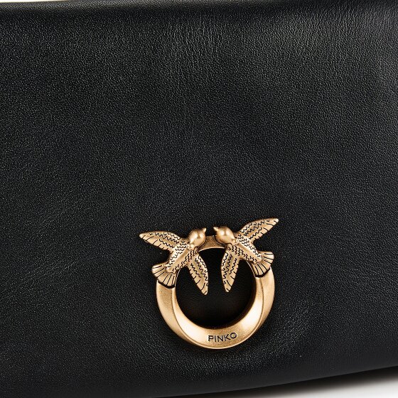 PINKO Love Soft Clutch bag Genuine Leather 19.5 cm