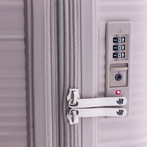 Gladiator 0800 4 wheels Cabin trolley 55 cm with expansion pleat