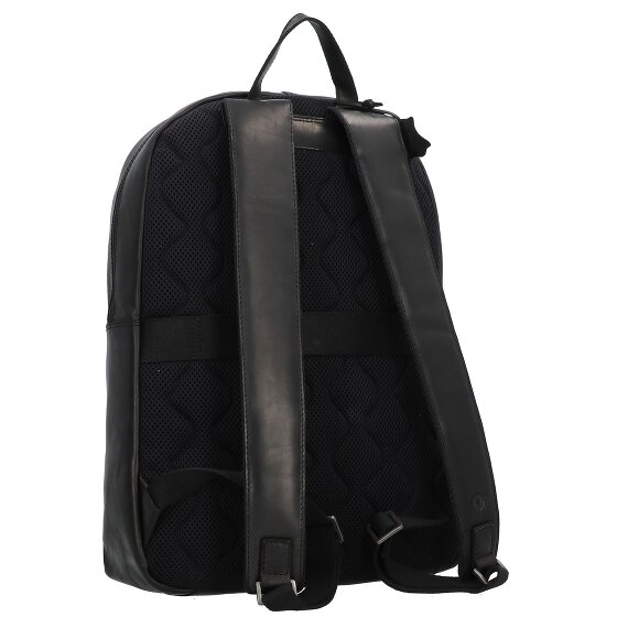 Greenburry Pure Black Daypack Leather 46 cm Laptop compartment
