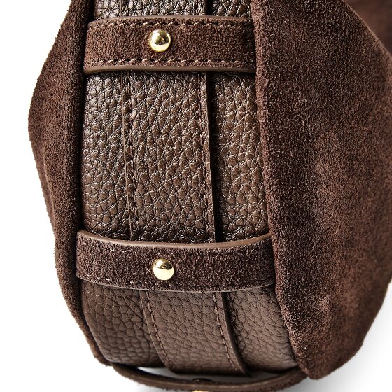 Hey Marly Lifetime Sister Suede Shoulder Bag Genuine Leather 25 cm