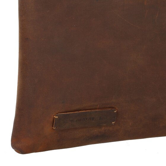 Plevier 500 series briefcase leather 42 cm laptop compartment