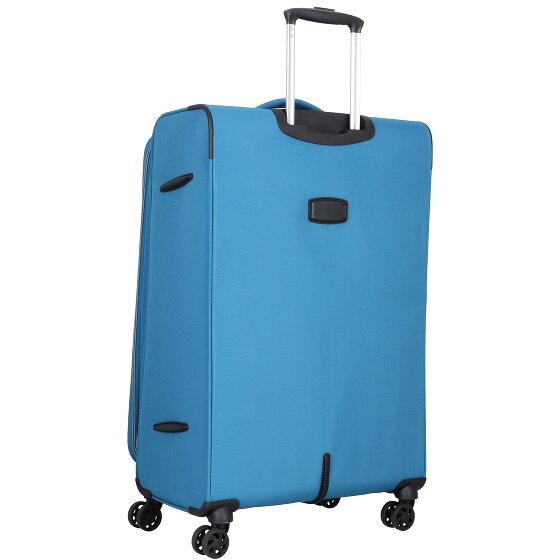 d&n Travel Line 9204 4 wheels Trolley L 76 cm with expansion pleat