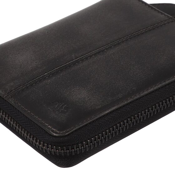 Greenburry Destressed Wallet RFID protection Leather 13 cm