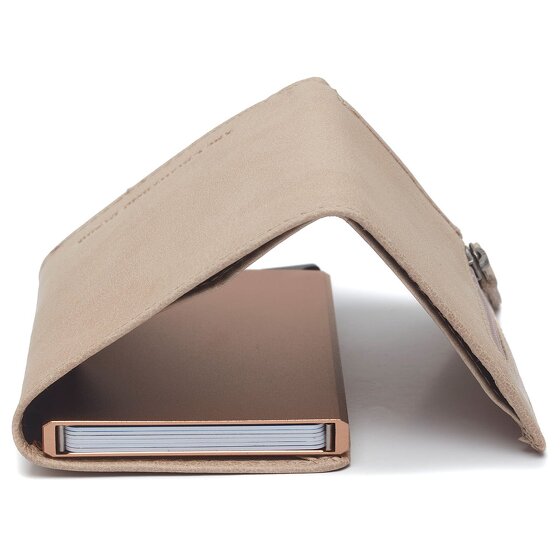 The Chesterfield Brand Antique Buff Credit card case RFID protection Leather 7 cm