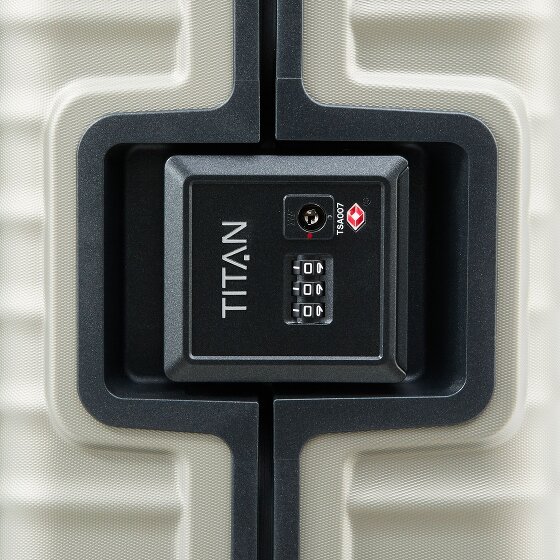 Titan Litron Frame 4 wheels Cabin trolley 55 cm Laptop compartment