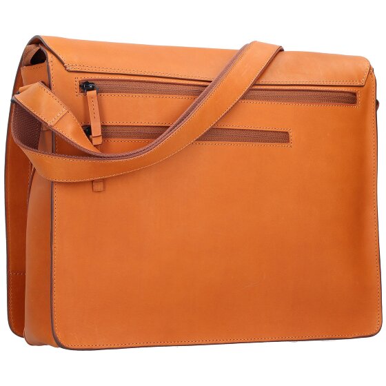Jost Futura shoulder bag L leather 35 cm laptop compartment