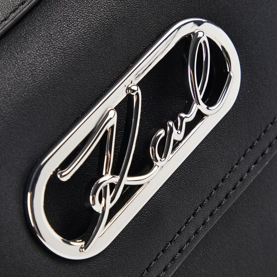 Karl Lagerfeld Signature Shoulder bag Genuine Leather 25 cm