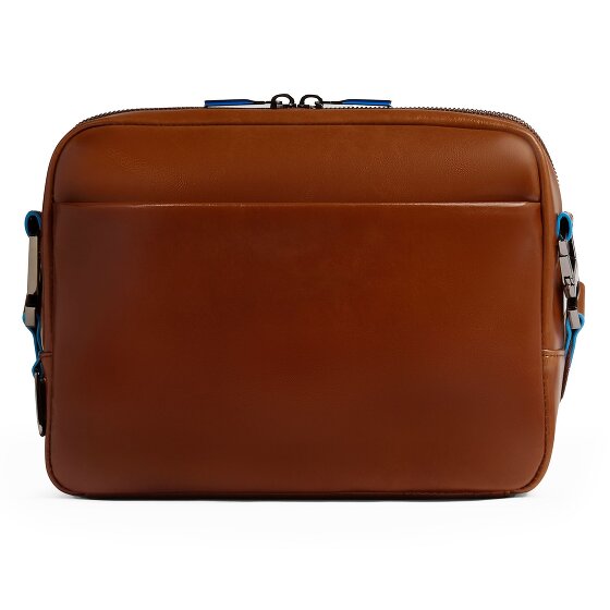 Piquadro Blue Square Shoulder bag RFID protection Leather 25 cm