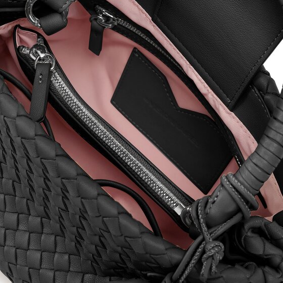 LES VISIONNAIRES Issac Weave Handbag Leather 31 cm