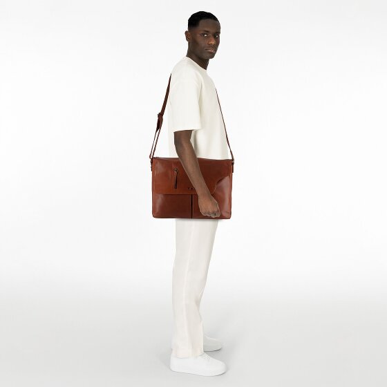 Greenburry Vintage Briefcases Messenger Leather 40 cm Laptop compartment