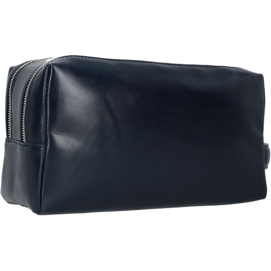 Piquadro Blue Square Toiletry bag Genuine Leather 25 cm