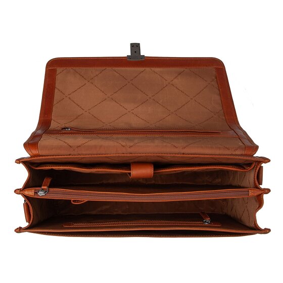 The Chesterfield Brand Glenwood Briefcases Messenger Leather 42 cm Laptop compartment