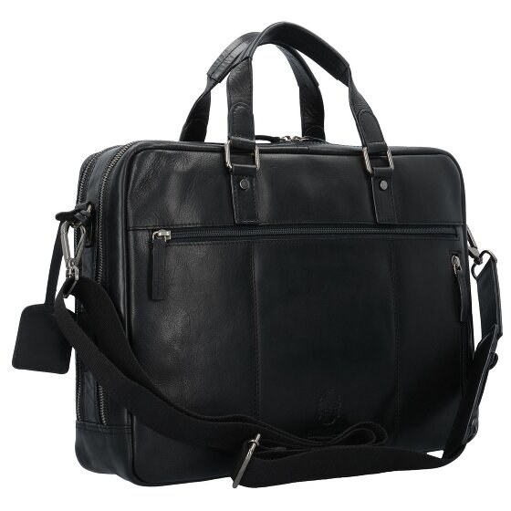 Leonhard Heyden Roma briefcase leather 40 cm laptop compartment