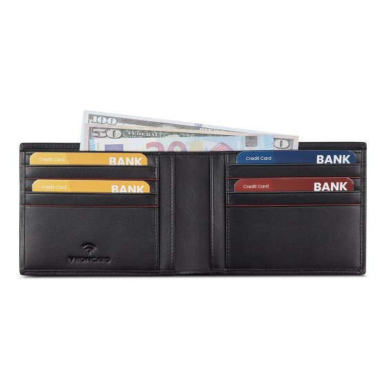 Roncato Detroit Wallet RFID protection Leather 12.5 cm