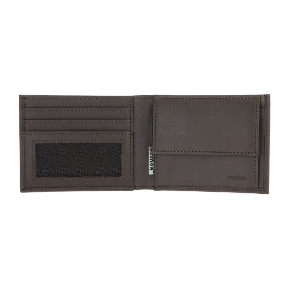 oxmox Leather Wallet RFID protection Genuine Leather 11 cm