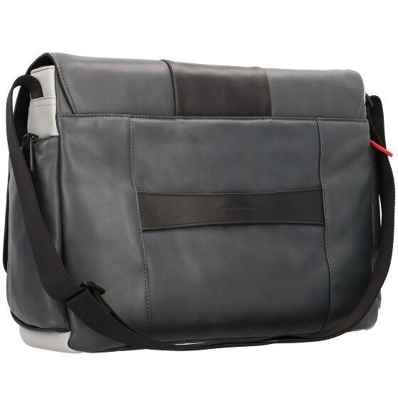 Piquadro Urban Messenger leather 36 cm laptop compartment