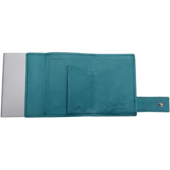 SecWal SecWal 1 credit card case wallet RFID leather 9 cm