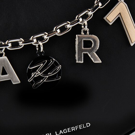 Karl Lagerfeld Autograph Shoulder bag Genuine Leather 23 cm