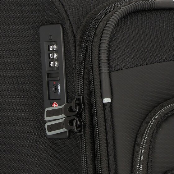 d&n Travel Line 9504 4 wheels Trolley M 67 cm with expansion pleat