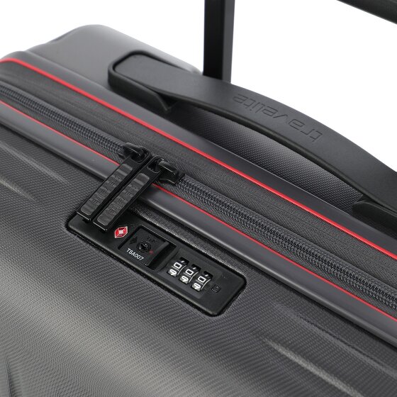 Travelite Dynamiic 4 wheels Suitcase set 3-piece with expansion pleat
