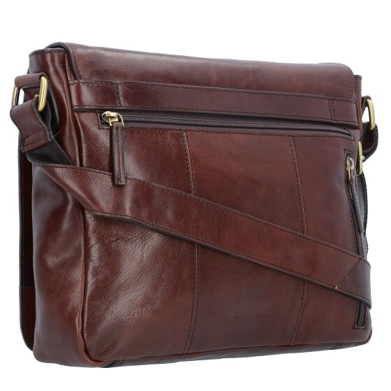 Leonhard Heyden Cambridge Messenger leather 32 cm laptop compartment