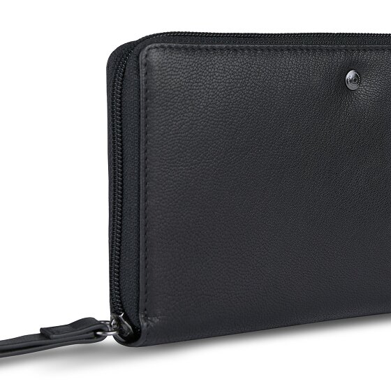 Bugatti Black Magic Wallet RFID protection Leather 19 cm Bugatti Black Magic Wallet RFID protection Leather 19 cm