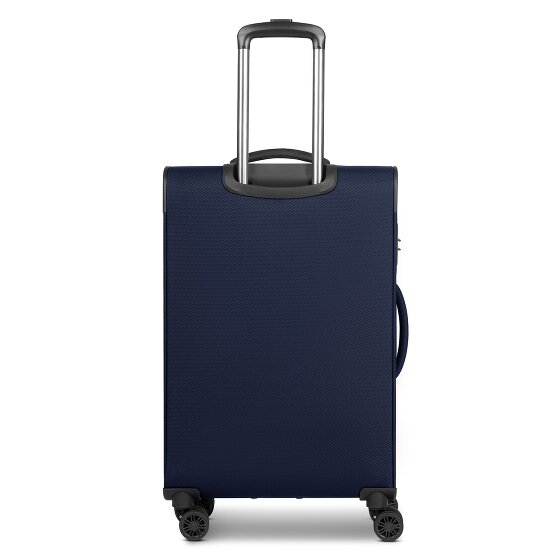 Bugatti Valencia Soft 4 wheels Suitcase set 3-piece with expansion pleat