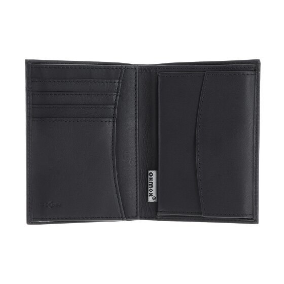 oxmox Leather Wallet RFID protection Genuine Leather 13 cm