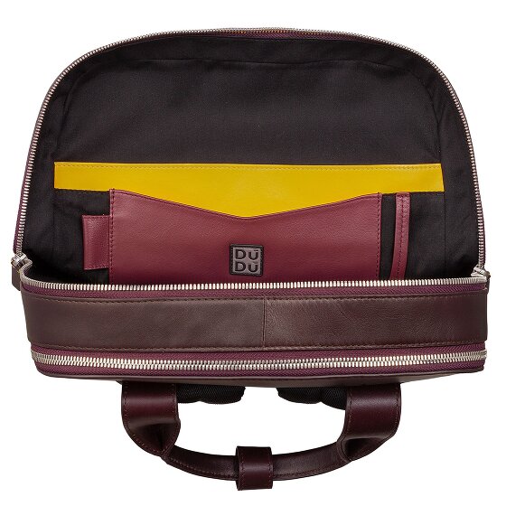 DuDu Backpack leather 40 cm laptop compartment DuDu Backpack leather 40 cm laptop compartment