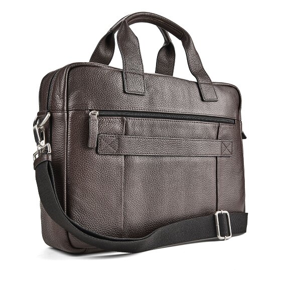 Strellson Kennington Briefcase Genuine Leather 40 cm Laptop compartment