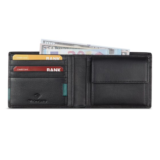 Roncato Monaco Wallet RFID protection Leather 9 cm