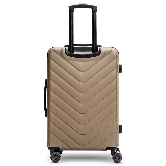 Redolz Essentials 07 3-SET 4 wheels Suitcase set 3-piece