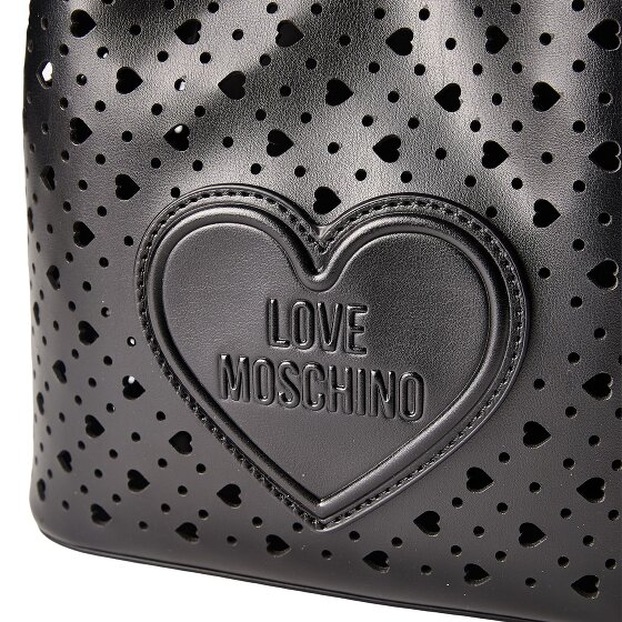 Love Moschino Basket Laminated Shoulder Bag 22 cm