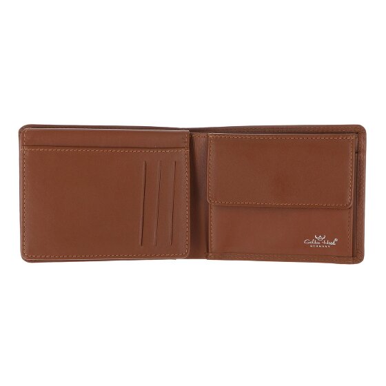 Golden Head Polo Wallet RFID protection Genuine Leather 12 cm