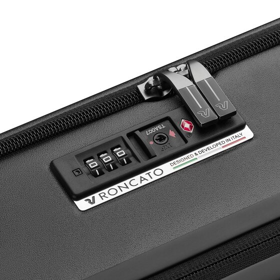 Roncato Florence 4-wheeled cabin trolley 55 cm with expansion fold laptop compartment