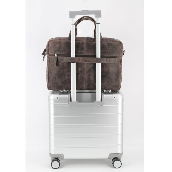 Pride and Soul Raily Briefcase Leather 41 cm Laptop compartment