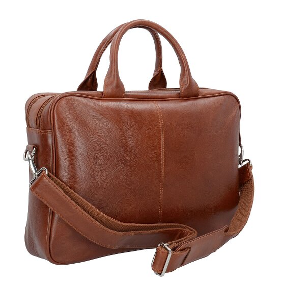 Dermata Briefcase leather 40 cm laptop compartment