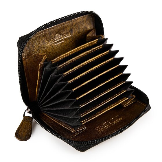 Greenburry Destressed Wallet RFID protection Leather 10.5 cm