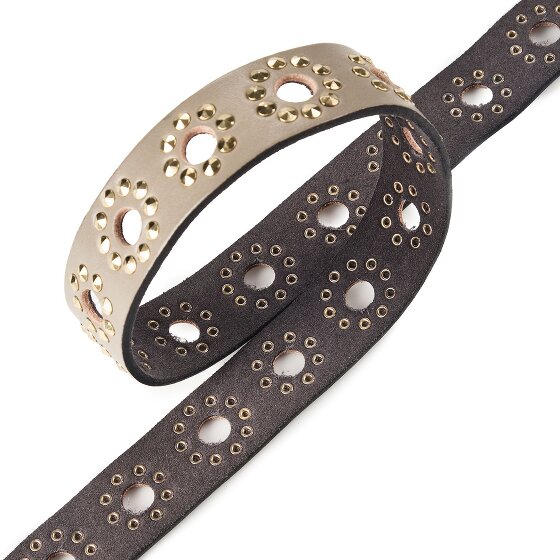 b.belt Studded belt Genuine Leather