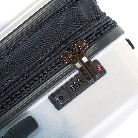 Heys Black Camo 4 wheels Cabin trolley S 53 cm with expansion pleat