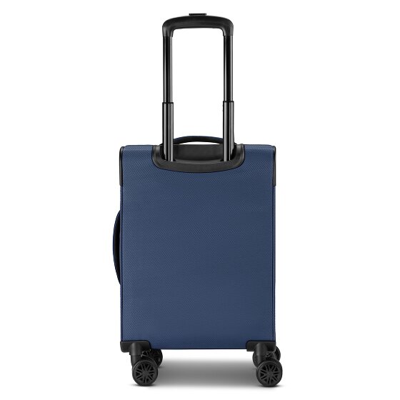 Bugatti Valencia Soft 4 wheels Cabin trolley S 55 cm with expansion pleat