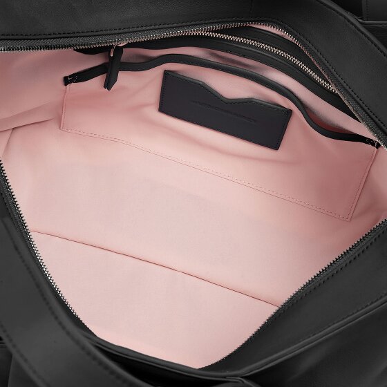 LES VISIONNAIRES Chenelle Essential Shopper Bag Genuine Leather 45 cm