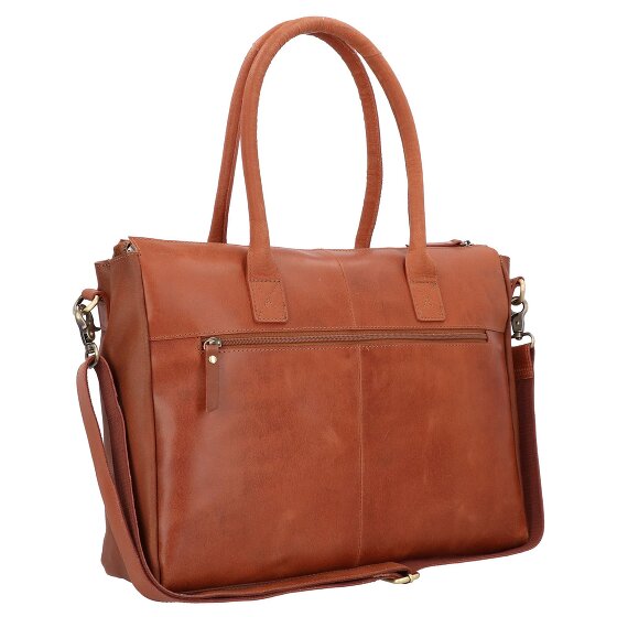 Burkely Vintage Valerie shoulder bag leather 39 cm laptop compartment