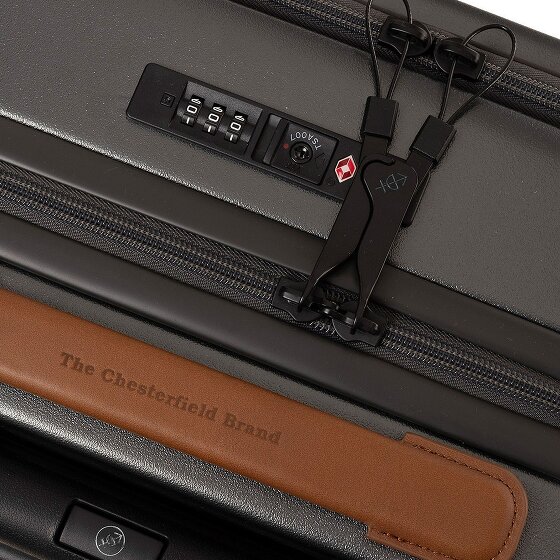 The Chesterfield Brand Zuna 4 wheels Cabin trolley S 55 cm Laptop compartment