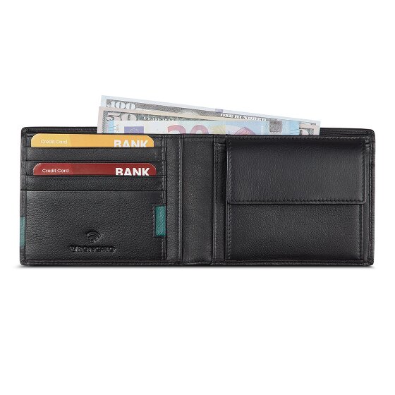 Roncato Monaco Wallet RFID protection Genuine Leather 9.5 cm